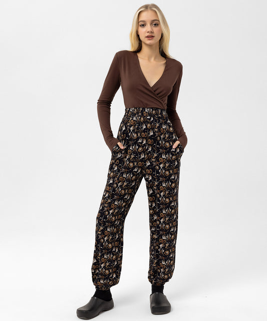 İki Renkli Burçlar Desenli Tulum