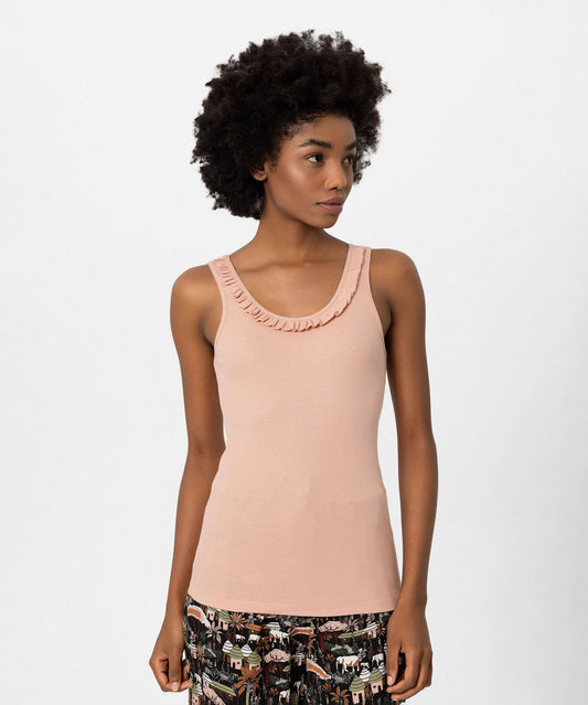 Yakası Fırfırlı Slim Fit Bodi