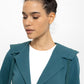 Nefti Yeşil Kapüşonlu Ceket